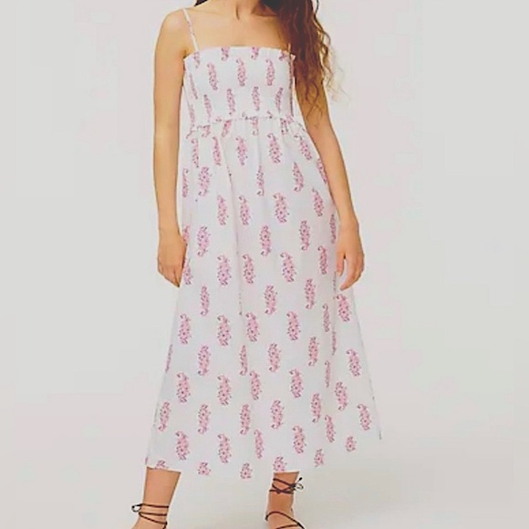 NWOT Beautiful J.crew Smocked Cotton Poplin Dress, Size XS - Picture 3 of 10